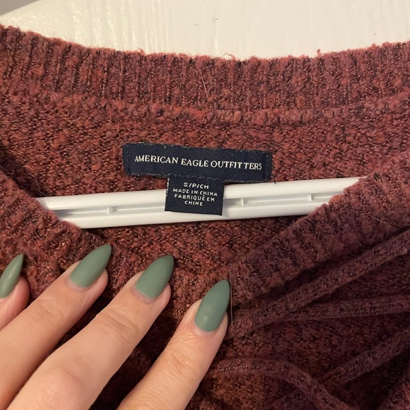 Pink/burgundy sweater - Picture 2 of 4